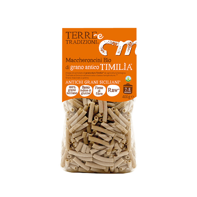 Maccheroncini di grano duro Timilìa Bio 400g